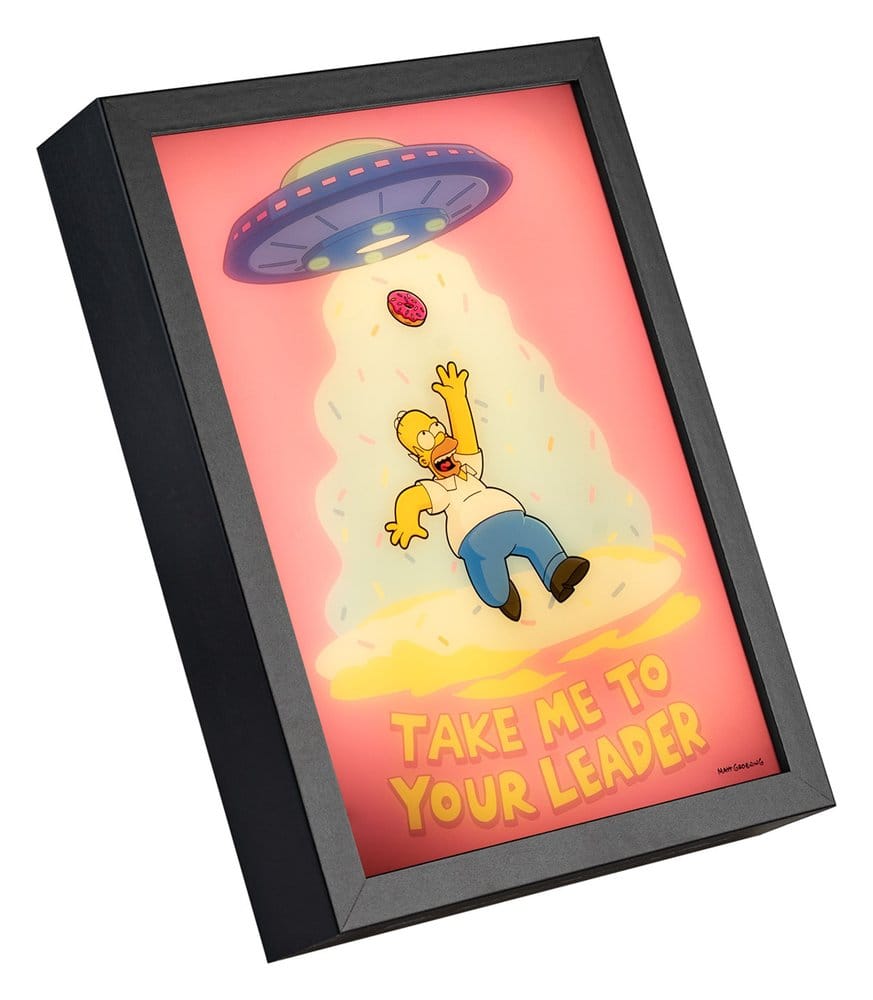 Poster The Simpsons Framed LED 20 x 28 cm DS Modellismo Poster Simpsons Framed LED 20 x Grupo Erik