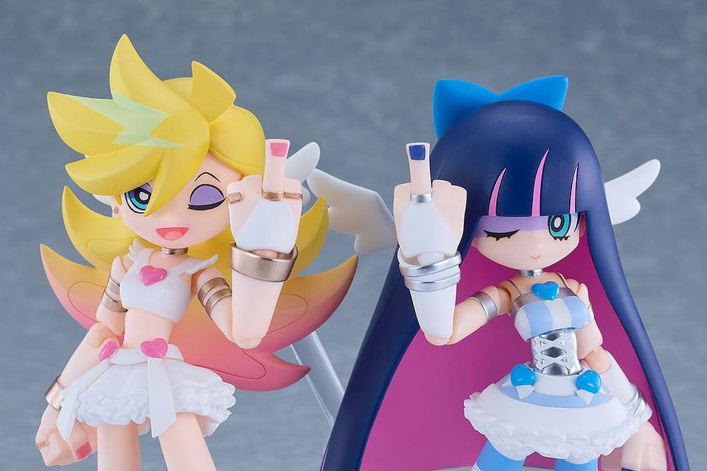 New Panty & Stocking with Garterbelt Figma Action Figures 2-Pack Panty & Stocking: Angel ver. 12 cm DS Modellismo Panty & Stocking with Garterbelt Figma