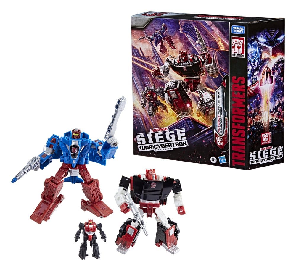 Transformers Generations War for Cybertron: Siege Action Figure 3-Pack Autobot Alphastrike Counterforce DS Modellismo Transformers Generations War for Cybertron: