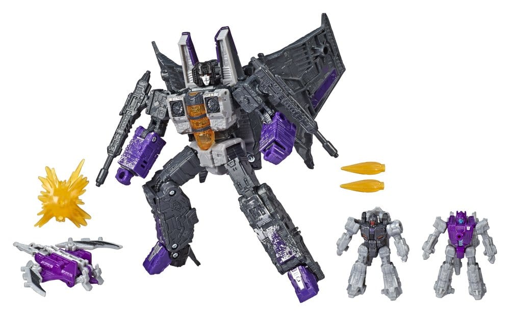 Transformers Generations War for Cybertron: Siege Voyager Class Action Figure 4-Pack Decepticon Phantomstrike Squadron 18 cm DS Modellismo Transformers Generations War for Cybertron:
