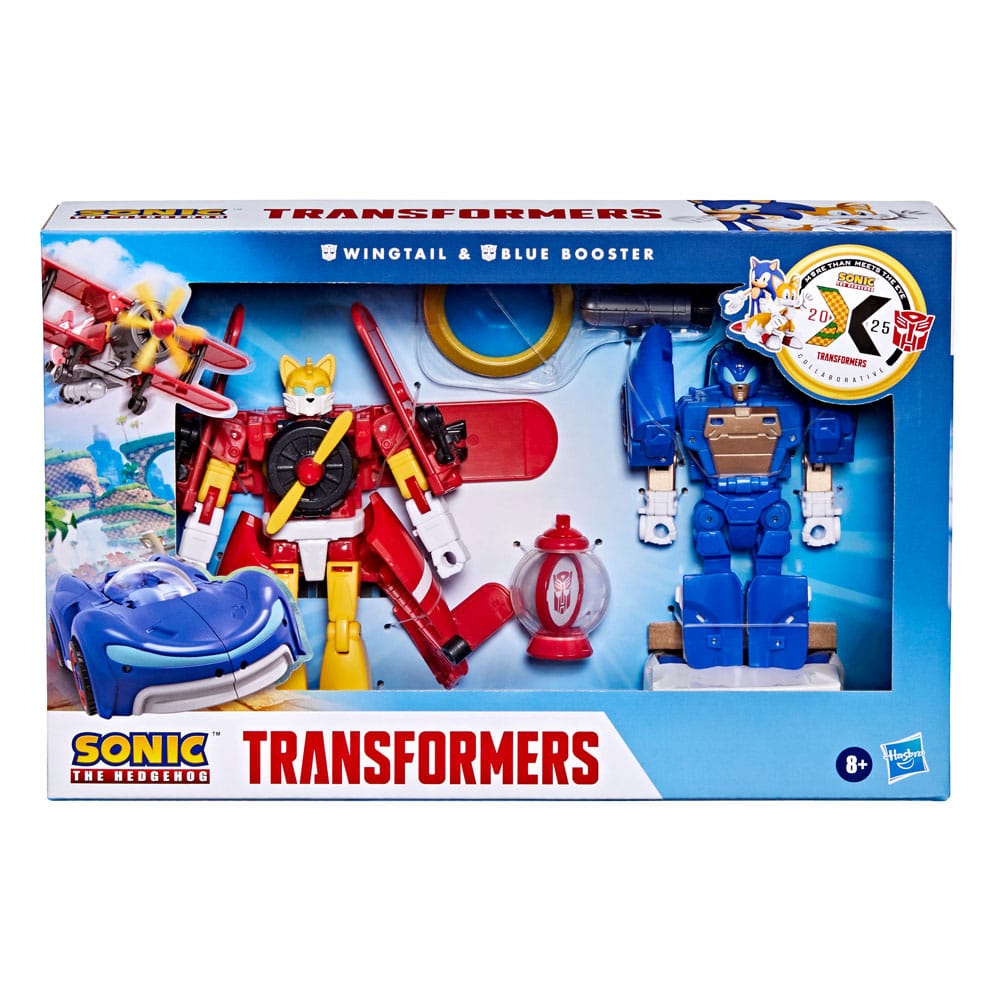 Sonic the Hedgehog x Transformers Action Figure Wingtail & Blue Booster 13 cm DS Modellismo Sonic Hedgehog x Transformers Action