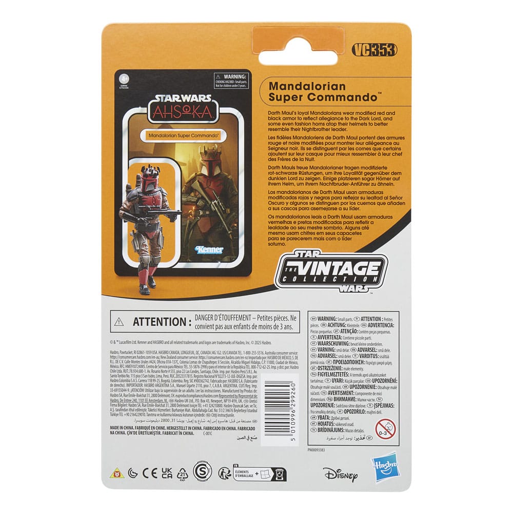 Star Wars: Ahsoka Vintage Collection Action Figure Mandalorian Super Commando 10 cm DS Modellismo Star Wars: Ahsoka Vintage Action Mandalorian