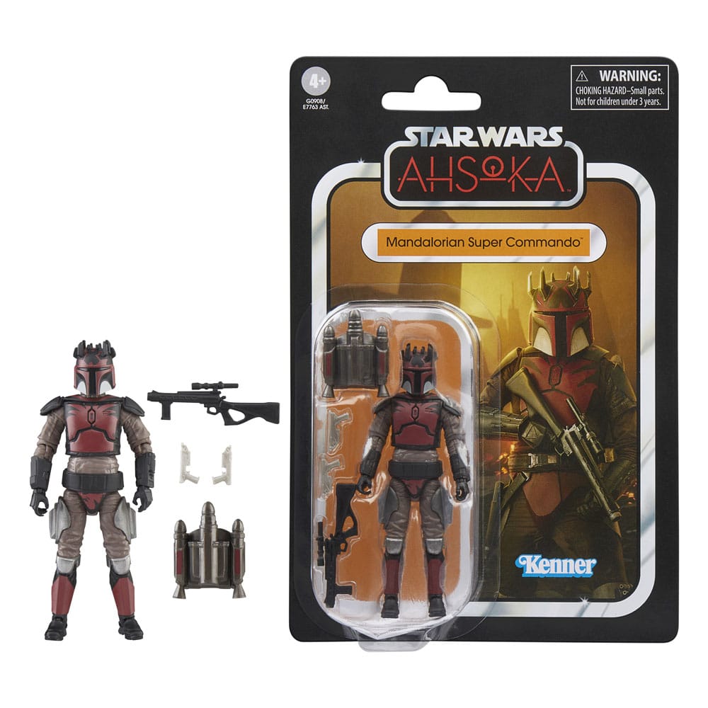 Star Wars: Ahsoka Vintage Collection Action Figure Mandalorian Super Commando 10 cm DS Modellismo Star Wars: Ahsoka Vintage Action Mandalorian