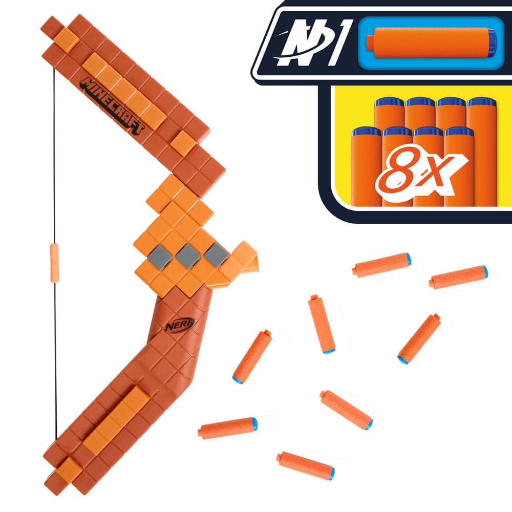 Minecraft Nerf Dart-Firing Bow DS Modellismo Minecraft Nerf Dart-Firing Bow Hasbro