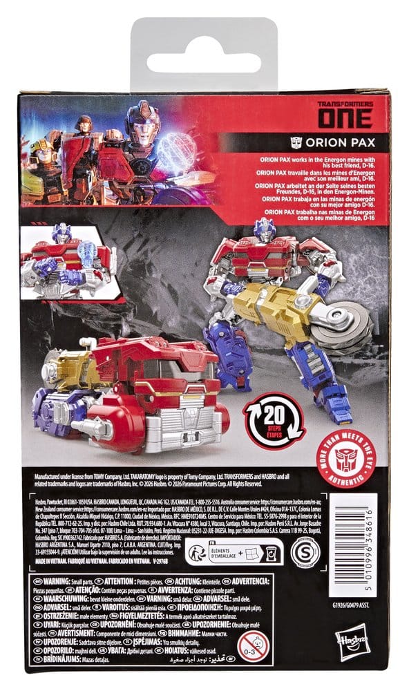 Transformers One Studio Series Deluxe Class Action Figure Orion Pax 13 cm DS Modellismo Transformers One Studio Deluxe Class Action