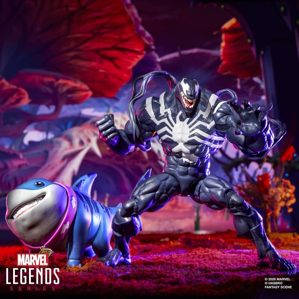 Marvel Rivals Marvel Legends Action Figure 2-Pack Venom & Jeff the Land Shark 15 cm DS Modellismo Marvel Rivals Marvel Legends Action Venom
