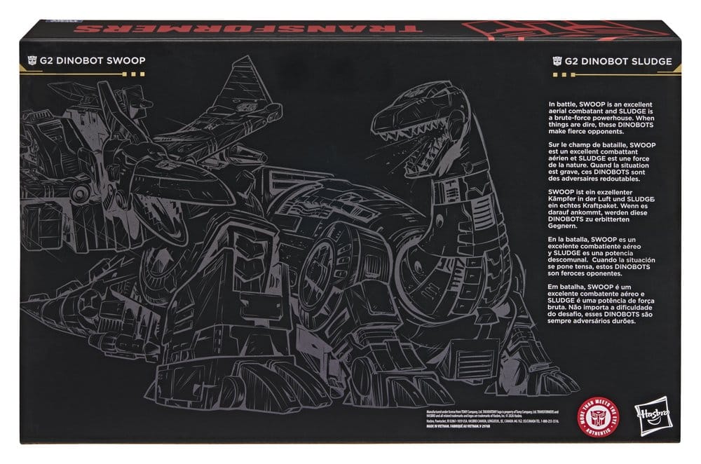 Transformers Age of the Primes Leader Class Action Figure 2-Pack G2 G2 Dinobot Swoop & G2 Dinobot Sludge 19 cm DS Modellismo Transformers Age Primes Leader Class Action
