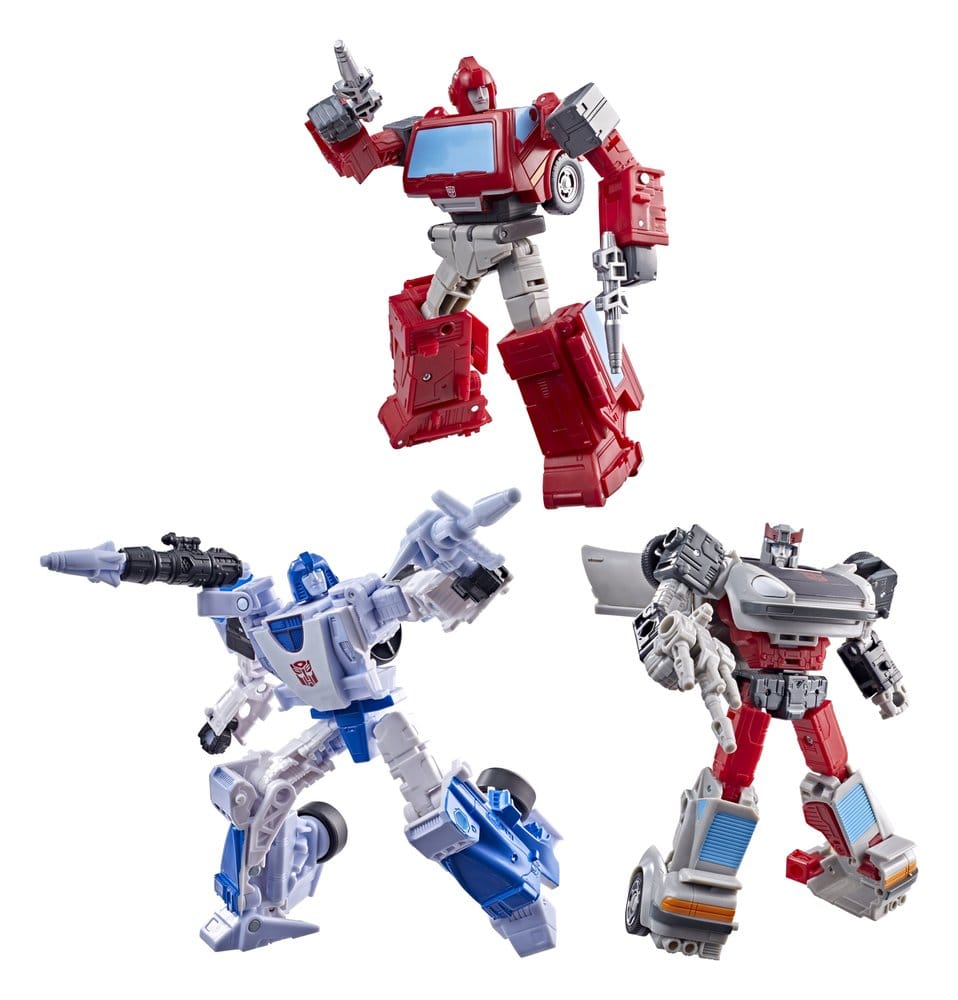 Transformers Age of the Primes Action Figure 3-Pack Autobot Mirage & Bluestreak & Ironhide DS Modellismo Transformers Age Primes Action Autobot