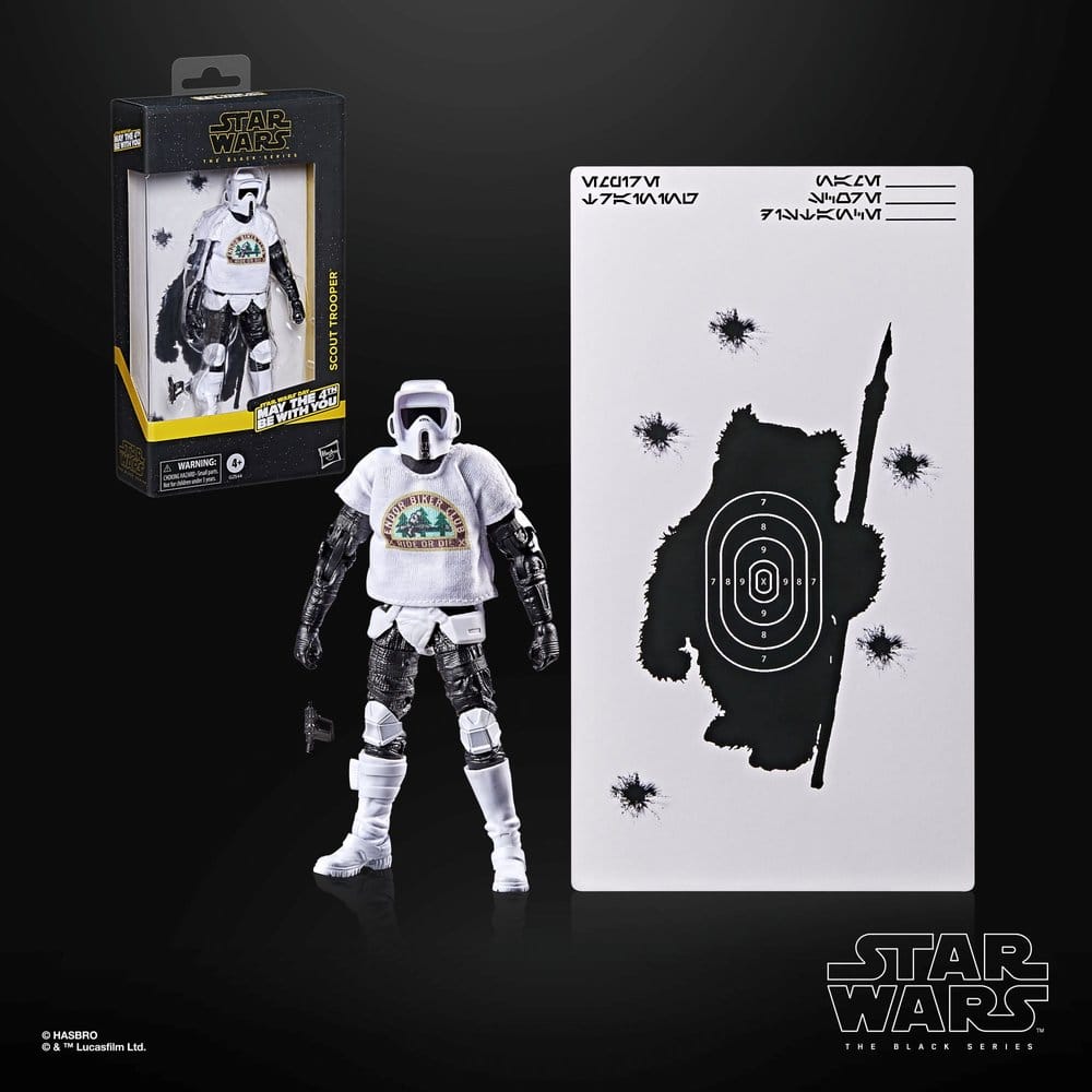Star Wars Black Series Action Figure Scout Trooper May the 4th Be With You 15 cm DS Modellismo Star Wars Black Action Scout Trooper May 4th