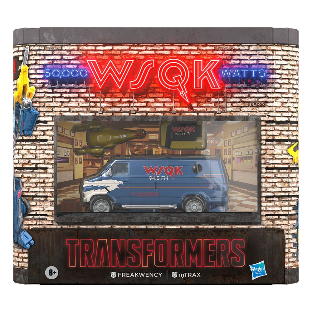 Stranger Things x Transformers Action Figure 2-Pack Freakwency & 8-Trax 15 cm DS Modellismo Stranger Things x Transformers Action
