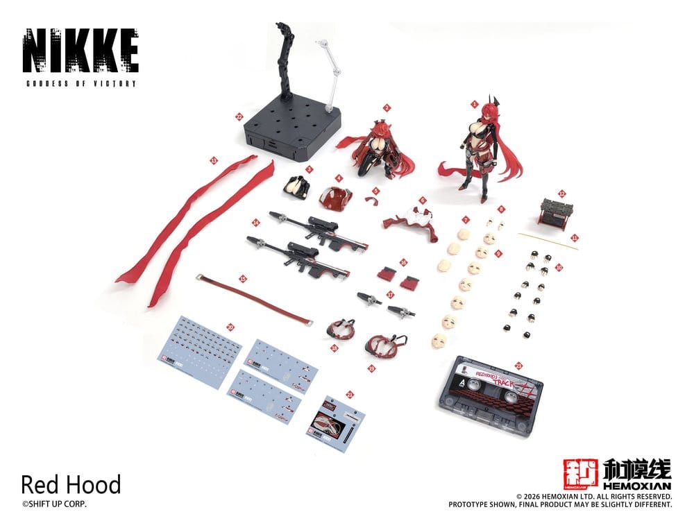 Goddess of Victory: Nikke Plastic Model Kit 1/12 Red Hood 18 cm DS Modellismo Goddess Victory: Nikke Plastic scala 1/12