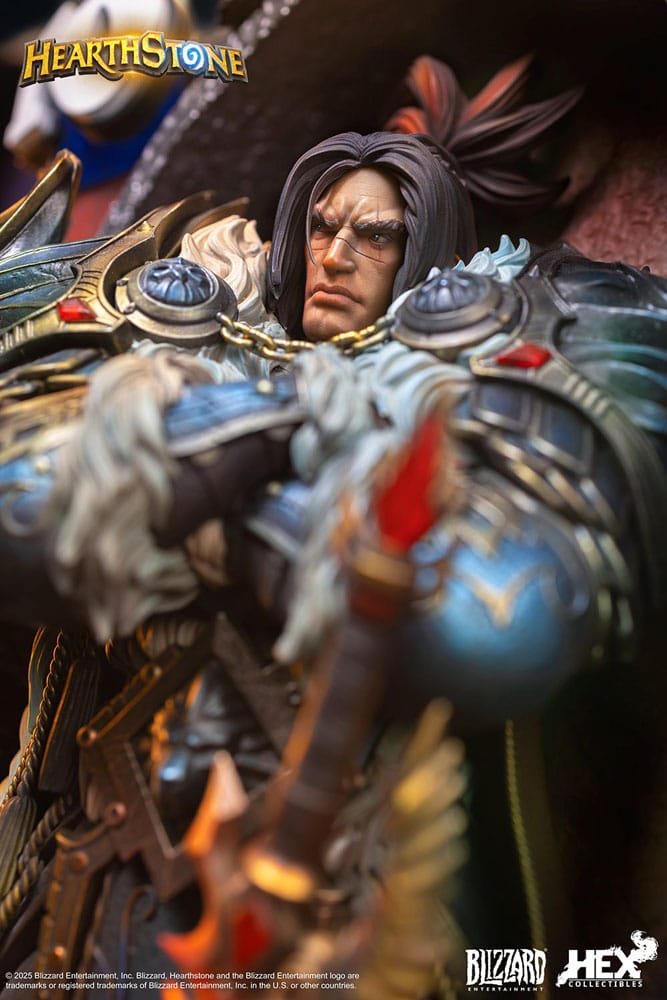 Statua Hearthstone 3D Art Frame Varian Wrynn 31 cm DS Modellismo Statua Hearthstone 3D Art Frame Varian Wrynn