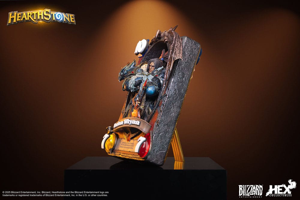 Statua Hearthstone 3D Art Frame Varian Wrynn 31 cm DS Modellismo Statua Hearthstone 3D Art Frame Varian Wrynn
