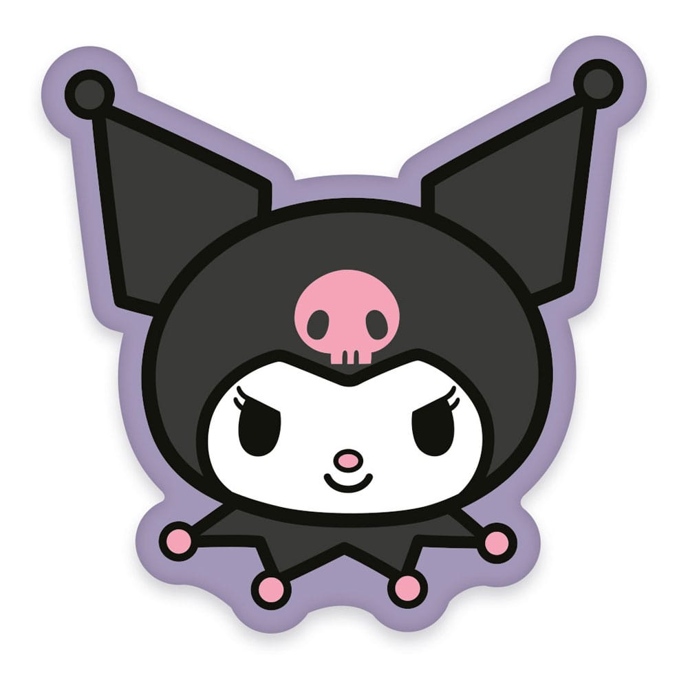 Cuscino Sanrio Kuromi Face 36 cm DS Modellismo Cuscino Sanrio Kuromi Face Herding