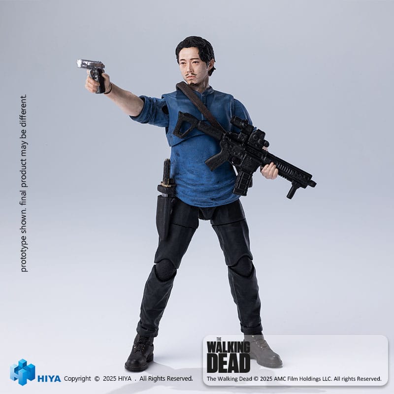 The Walking Dead Exquisite Mini Series Actionfigur 1/18 Glenn 11 cm DS Modellismo Walking Dead Exquisite Mini scala 1/18