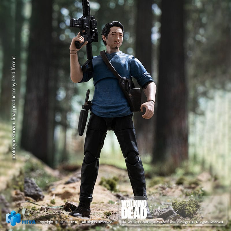 The Walking Dead Exquisite Mini Series Actionfigur 1/18 Glenn 11 cm DS Modellismo Walking Dead Exquisite Mini scala 1/18