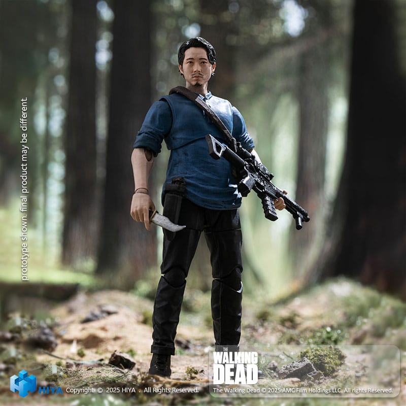 The Walking Dead Exquisite Mini Series Actionfigur 1/18 Glenn 11 cm DS Modellismo Walking Dead Exquisite Mini scala 1/18