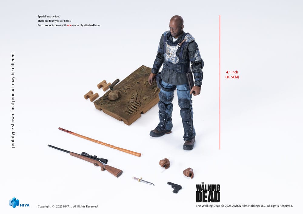 The Walking Dead: The Ones Who Lived Exquisite Mini Action Figure 1/18 Morgan 10 cm DS Modellismo Walking Dead: Ones Who Lived scala 1/18