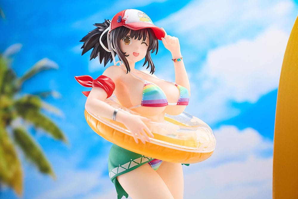 Statua Shinobi Master Senran Kagura: New Link PVC 1/6 Asuka: Swimsuit Ver. 27 cm DS Modellismo Statua Shinobi Master Senran scala 1/6