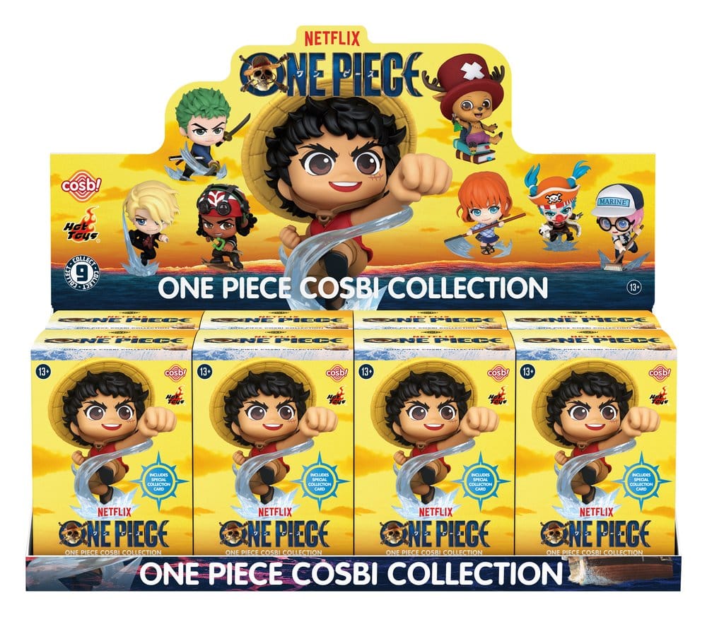 One Piece Cosbi Mini Figures 8 cm Blind Box Display (8) DS Modellismo One Piece Cosbi Mini Blind Box Display (8)