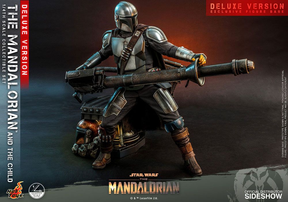 Star Wars The Mandalorian Action Figure 2-Pack 1/4 The Mandalorian & The Child Deluxe 46 cm DS Modellismo Star Wars Mandalorian Action scala 1/4