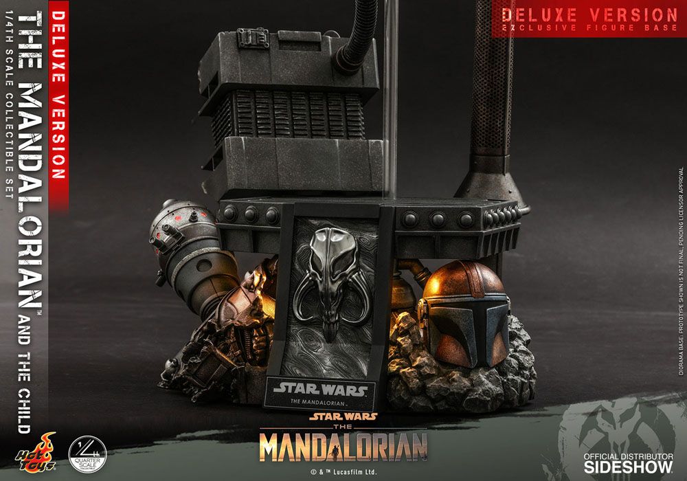 Star Wars The Mandalorian Action Figure 2-Pack 1/4 The Mandalorian & The Child Deluxe 46 cm DS Modellismo Star Wars Mandalorian Action scala 1/4