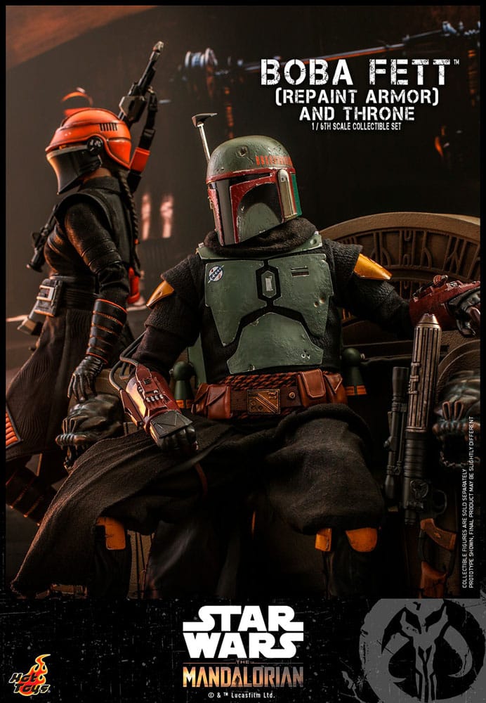 Star Wars: The Mandalorian Action Figure 1/6 Boba Fett Repaint Armor and Throne edizione speciale 30 cm DS Modellismo Star Wars: Mandalorian Action scala 1/6