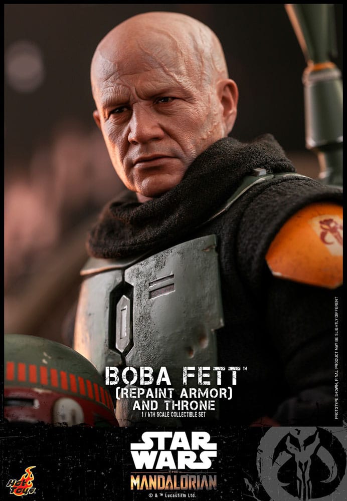 Star Wars: The Mandalorian Action Figure 1/6 Boba Fett Repaint Armor and Throne edizione speciale 30 cm DS Modellismo Star Wars: Mandalorian Action scala 1/6