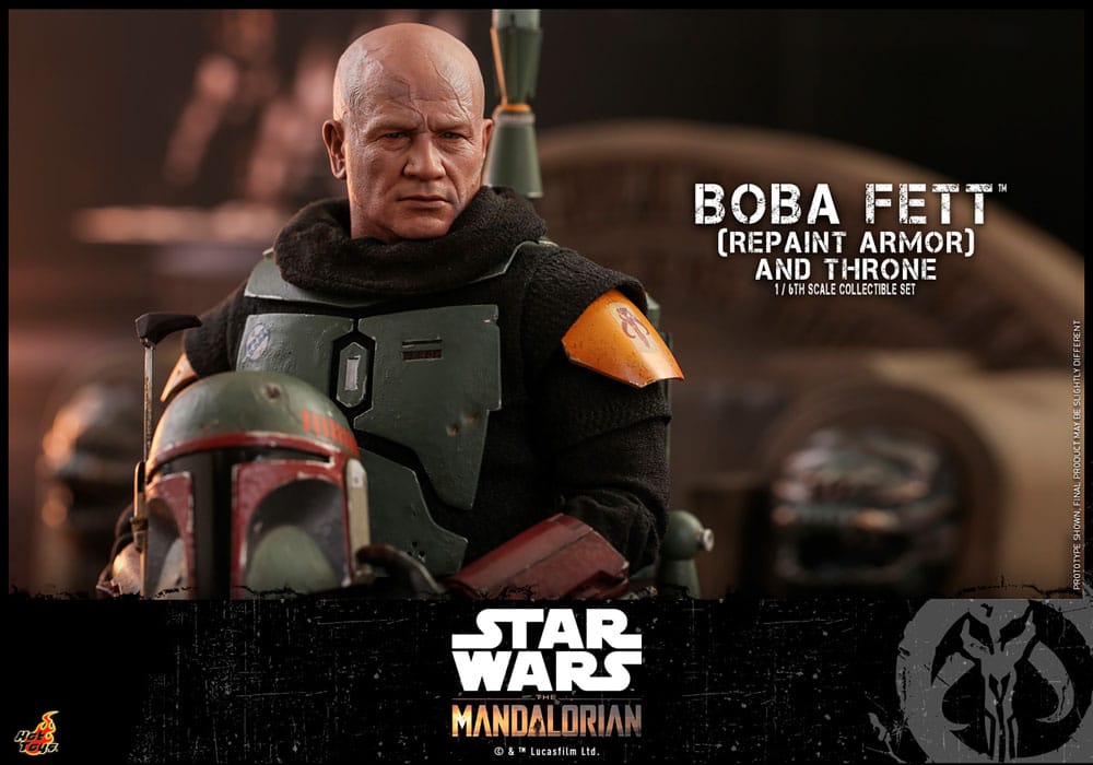 Star Wars: The Mandalorian Action Figure 1/6 Boba Fett Repaint Armor and Throne edizione speciale 30 cm DS Modellismo Star Wars: Mandalorian Action scala 1/6