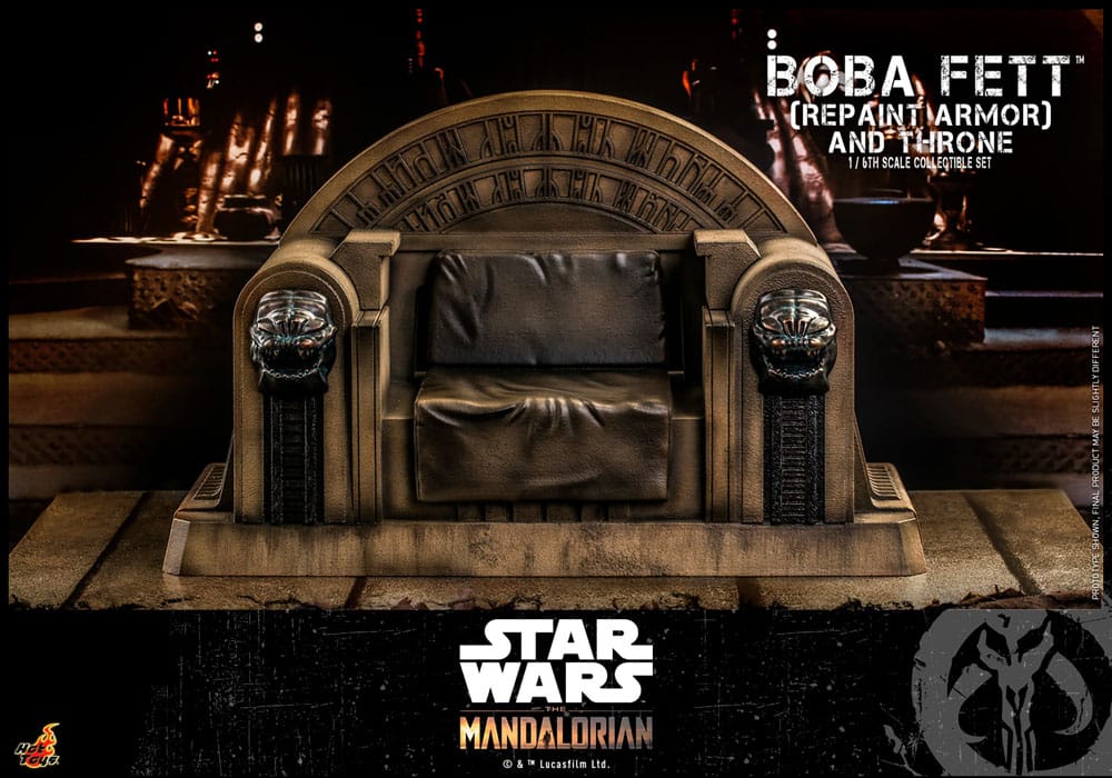 Star Wars: The Mandalorian Action Figure 1/6 Boba Fett Repaint Armor and Throne edizione speciale 30 cm DS Modellismo Star Wars: Mandalorian Action scala 1/6
