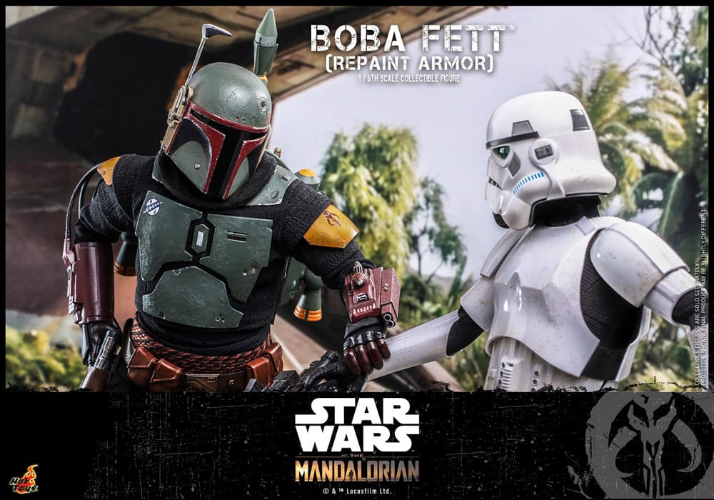 Star Wars: The Mandalorian Action Figure 1/6 Boba Fett Repaint Armor edizione speciale 30 cm DS Modellismo Star Wars: Mandalorian Action scala 1/6