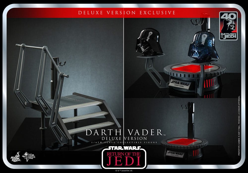 Star Wars: Episode VI 40th Anniversary Action Figure 1/6 Darth Vader Deluxe Version 35 cm - Damaged packaging DS Modellismo Star Wars: Episode VI 40th scala 1/6
