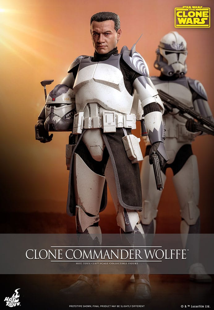 Star Wars: The Clone Wars Action Figure 1/6 Clone Commander Wolffe 30 cm DS Modellismo Star Wars: Clone Wars Action scala 1/6