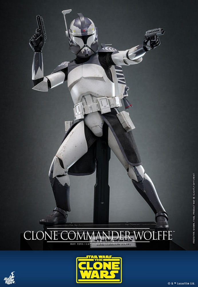 Star Wars: The Clone Wars Action Figure 1/6 Clone Commander Wolffe 30 cm DS Modellismo Star Wars: Clone Wars Action scala 1/6