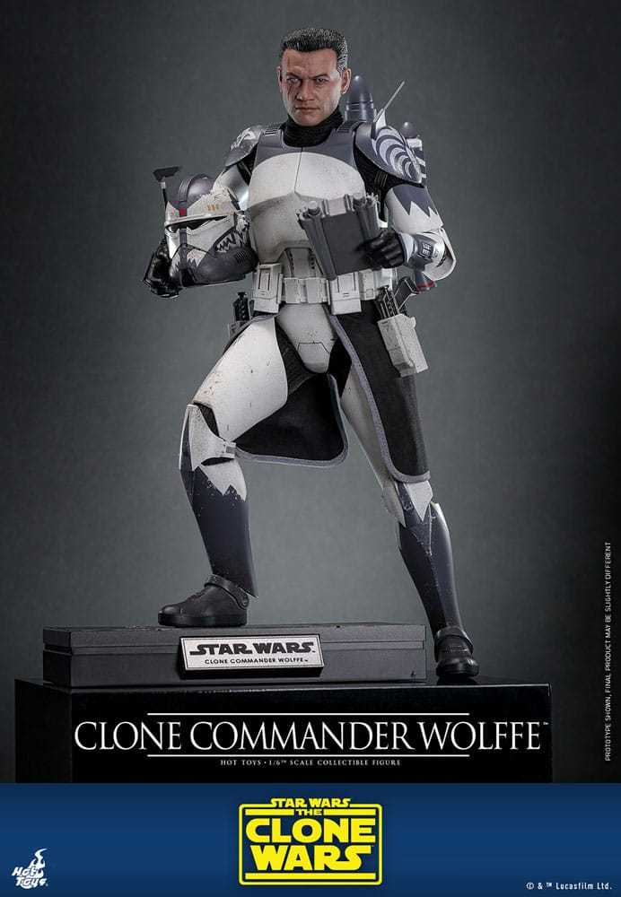 Star Wars: The Clone Wars Action Figure 1/6 Clone Commander Wolffe 30 cm DS Modellismo Star Wars: Clone Wars Action scala 1/6
