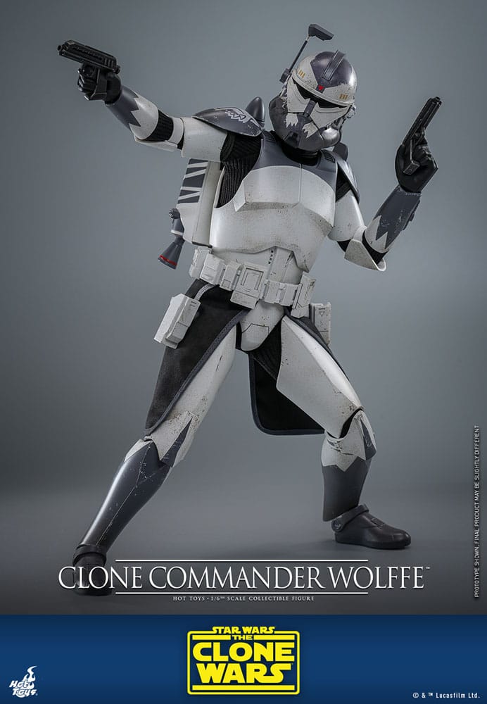 Star Wars: The Clone Wars Action Figure 1/6 Clone Commander Wolffe 30 cm DS Modellismo Star Wars: Clone Wars Action scala 1/6
