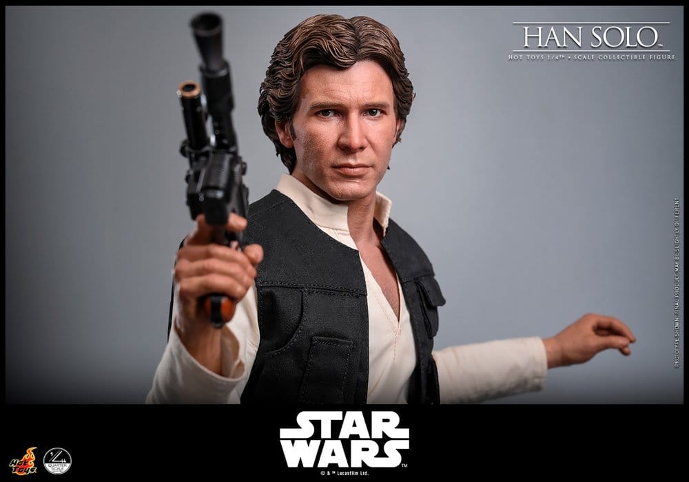 Star Wars Episode IV Action Figure 1/4 Han Solo 46 cm DS Modellismo Star Wars Episode IV Action Figure scala 1/4