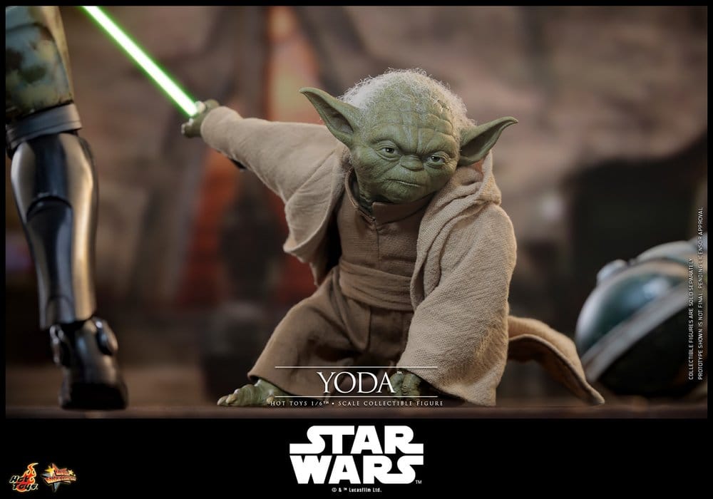 Star Wars: Revenge of the Sith Movie Masterpiece Action Figure 1/6 Yoda 14 cm DS Modellismo Star Wars: Revenge Sith Movie scala 1/6