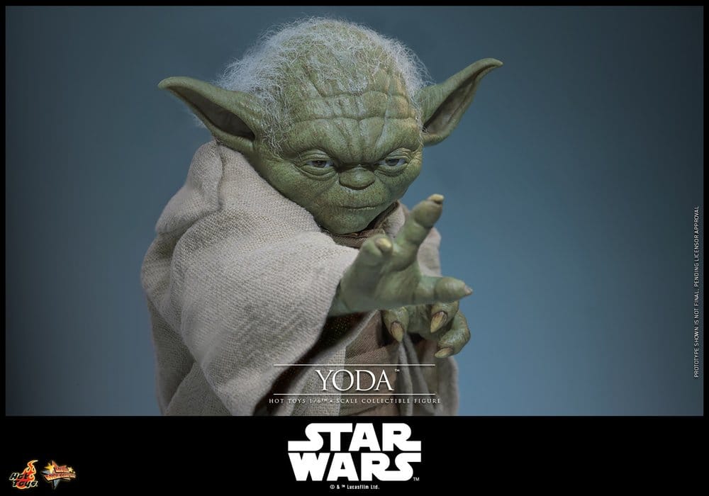Star Wars: Revenge of the Sith Movie Masterpiece Action Figure 1/6 Yoda 14 cm DS Modellismo Star Wars: Revenge Sith Movie scala 1/6