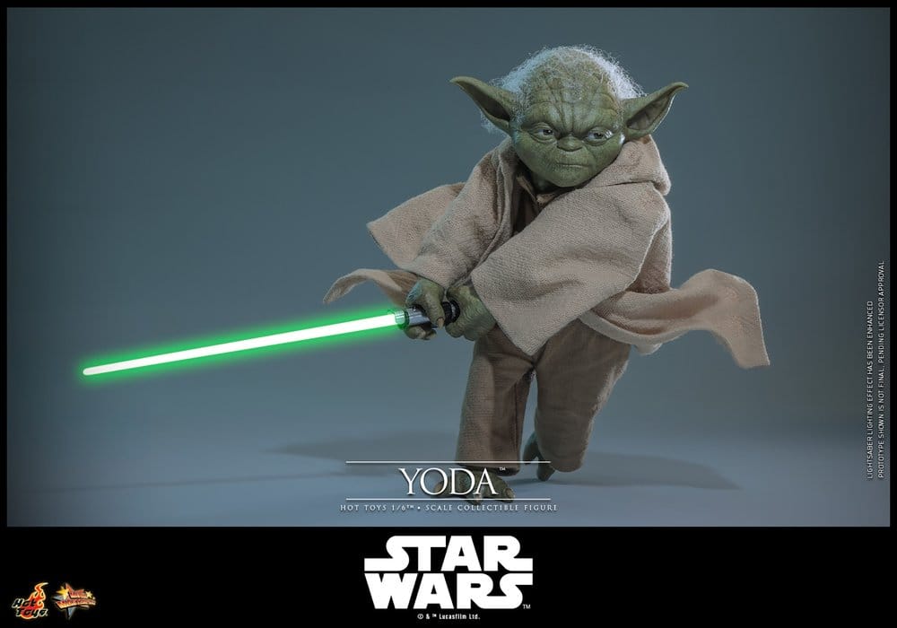 Star Wars: Revenge of the Sith Movie Masterpiece Action Figure 1/6 Yoda 14 cm DS Modellismo Star Wars: Revenge Sith Movie scala 1/6