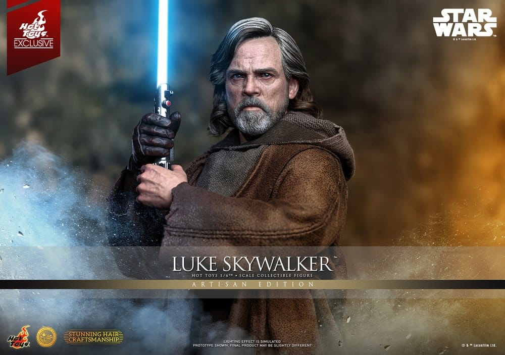 Star Wars: The Last Jedi Movie Masterpiece Action Figure 1/6 Luke Skywalker (Artisan Edition) 29 cm DS Modellismo Star Wars: Last Jedi Movie scala 1/6