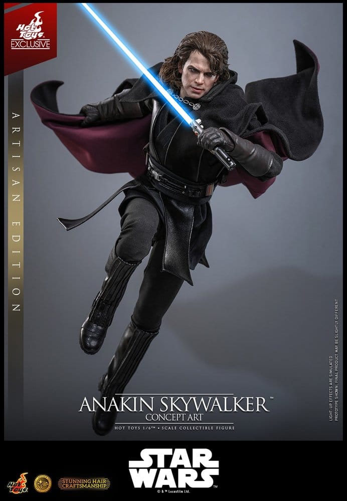Star Wars Episode III: Revenge Of The Sith Movie Masterpiece Action Figure 1/6 Anakin Skywalker (Concept Art Version) (Artisan Edition) Hot Toys Exclusive 31 cm DS Modellismo Star Wars Episode III: Revenge scala 1/6