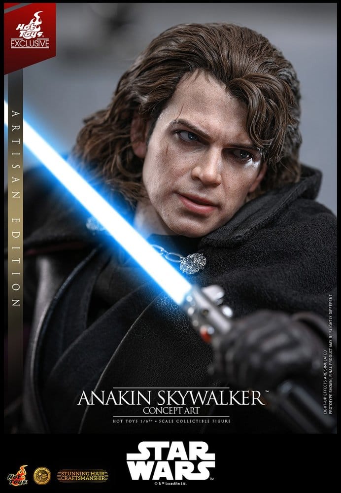Star Wars Episode III: Revenge Of The Sith Movie Masterpiece Action Figure 1/6 Anakin Skywalker (Concept Art Version) (Artisan Edition) Hot Toys Exclusive 31 cm DS Modellismo Star Wars Episode III: Revenge scala 1/6