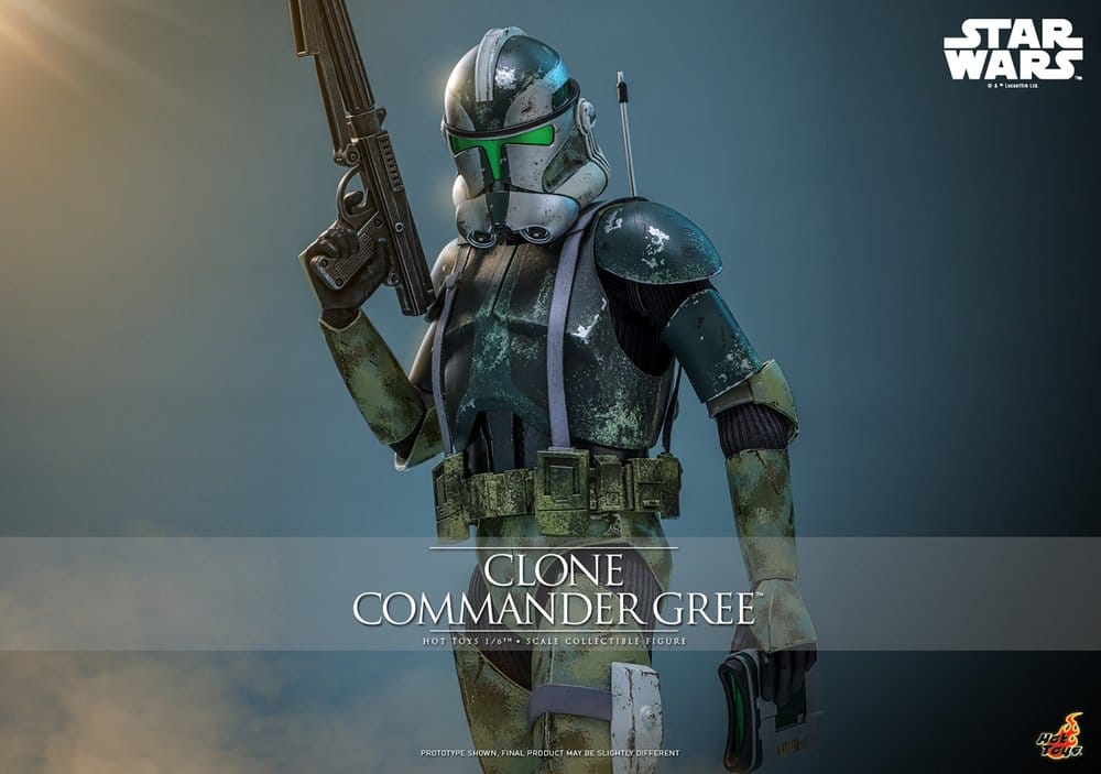 Star Wars Movie Masterpiece Action Figure 1/6 Clone Commander Gree 30 cm DS Modellismo Star Wars Movie Masterpiece Action scala 1/6