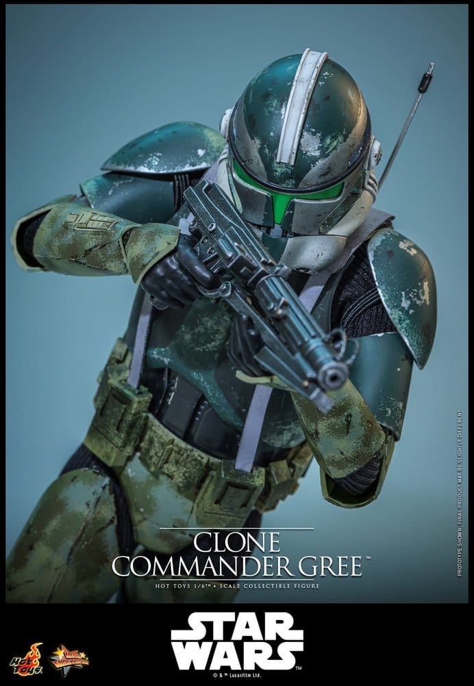 Star Wars Movie Masterpiece Action Figure 1/6 Clone Commander Gree 30 cm DS Modellismo Star Wars Movie Masterpiece Action scala 1/6
