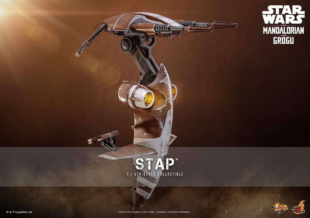 Star Wars: The Mandalorian & Grogu Movie Masterpiece Accessory 1/6 Stap 32 cm DS Modellismo Star Wars: Mandalorian & Grogu scala 1/6