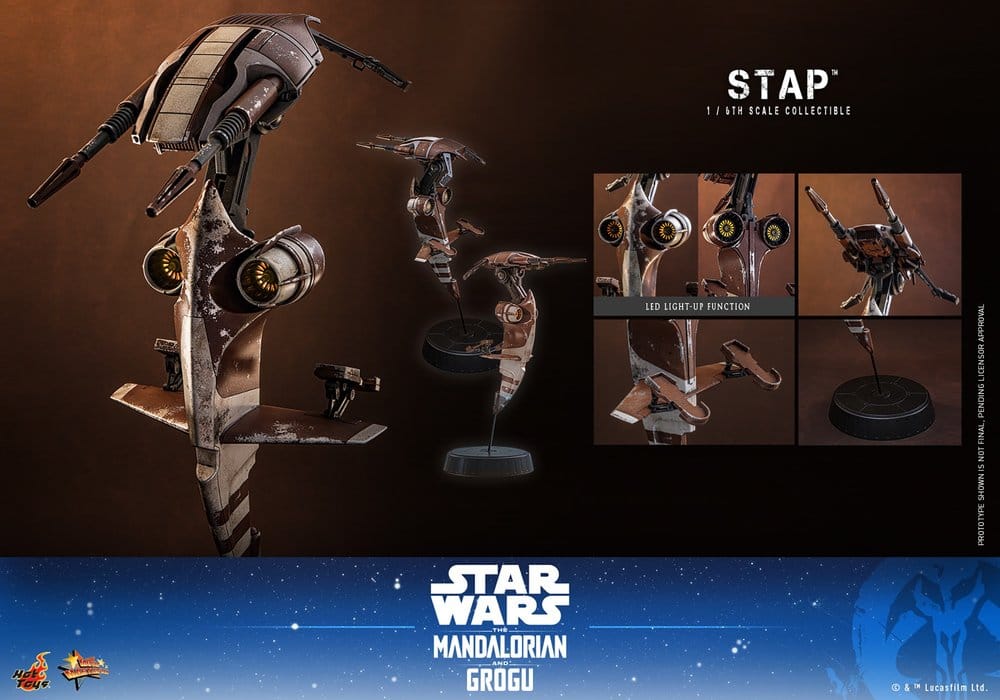 Star Wars: The Mandalorian & Grogu Movie Masterpiece Accessory 1/6 Stap 32 cm DS Modellismo Star Wars: Mandalorian & Grogu scala 1/6