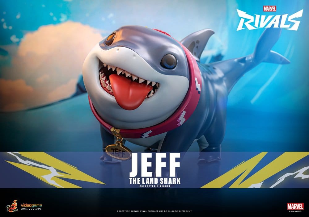 Marvel Rivals Videogame Masterpiece Series Action Figure Jeff the Land Shark 11 cm DS Modellismo Marvel Rivals Videogame Masterpiece Action