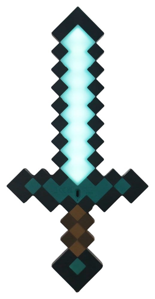 Minecraft Torch Light Sword 40 cm DS Modellismo Minecraft Torch Light Sword Halantex
