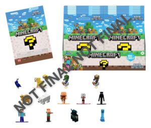 Minecraft Nano Metalfigs Mini Blind Display